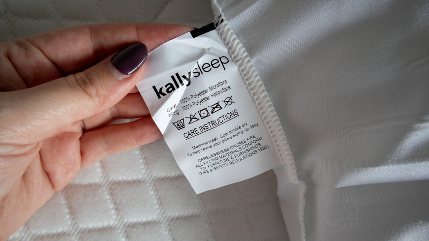 kally pillow washing instructions